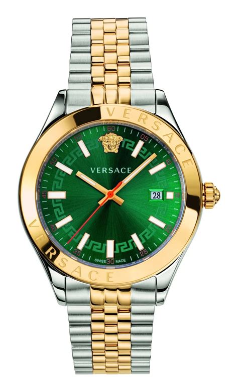 versace hellenyium watch green